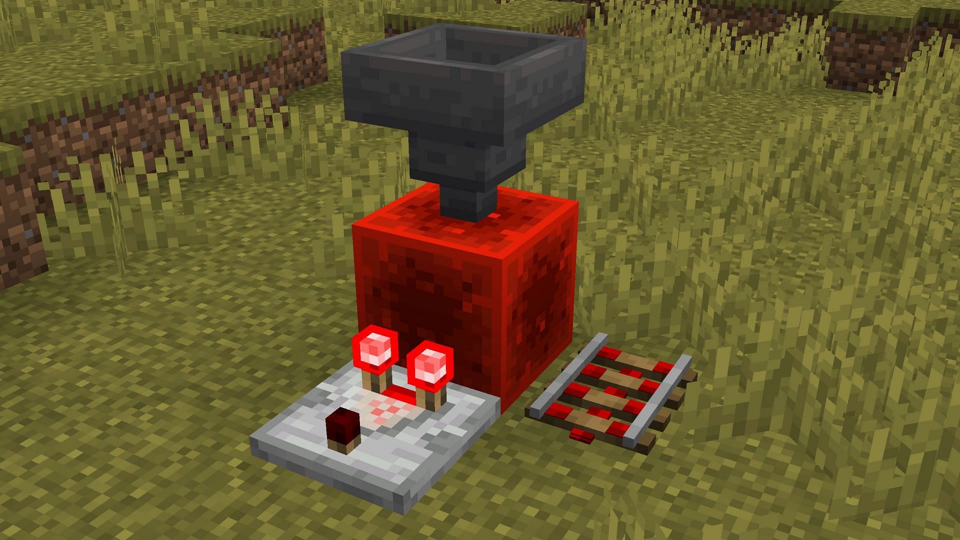 Redstone update added lots of new redstone blocks that are now essential to any contraption (Image via Sportskeeda Gaming || Mojang Studios)